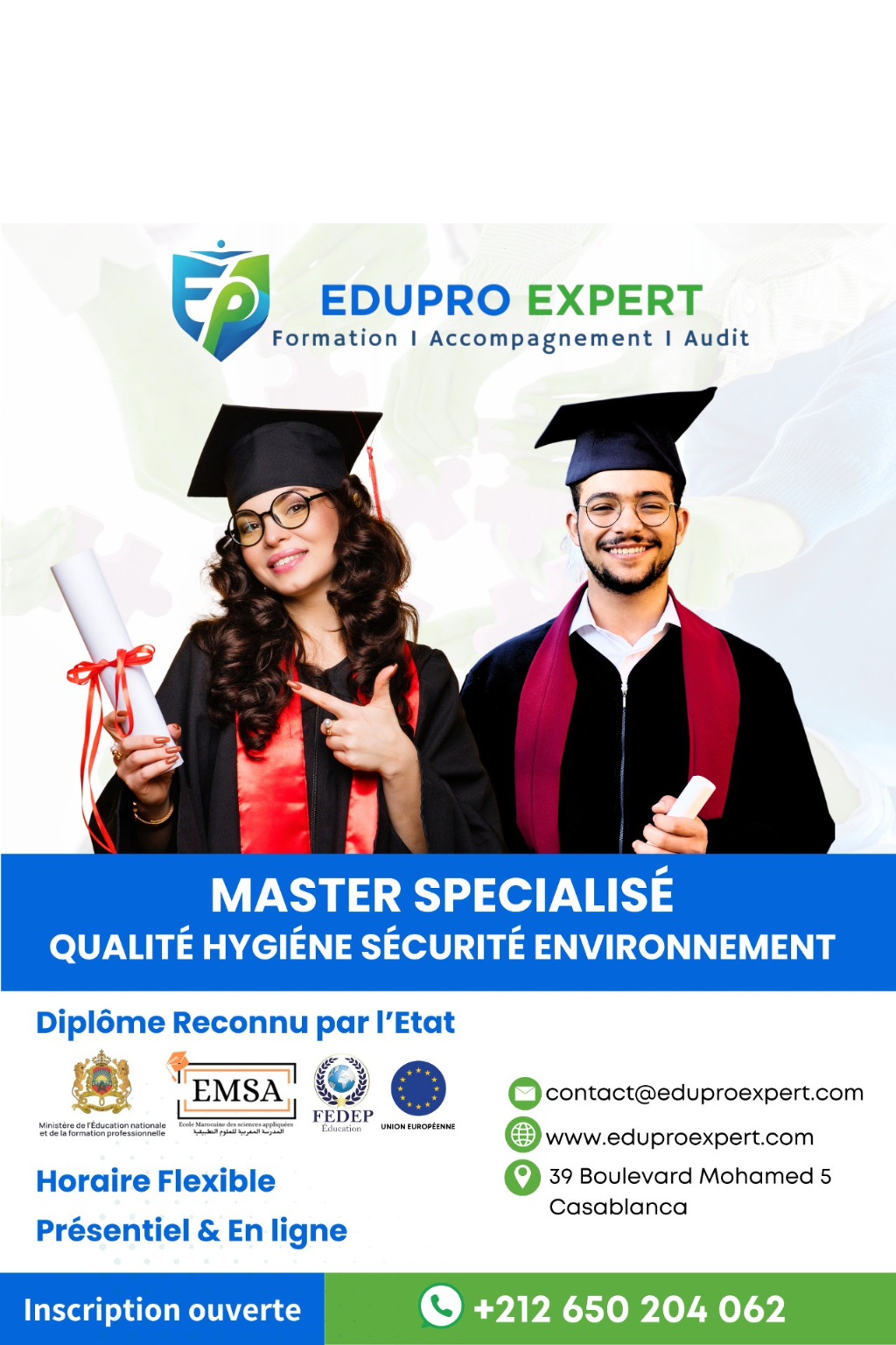Master spécialsié en QHSE